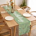 thumbnail image 3 of Happy Birthday Table Runner - 36 Inch Long, Kitchen Dining Table Runner Dresser Scarves, Sage Green Modern Abstract Art Farmhouse Decor for Coffee Tables Wedding Party Banquet, 3 of 8