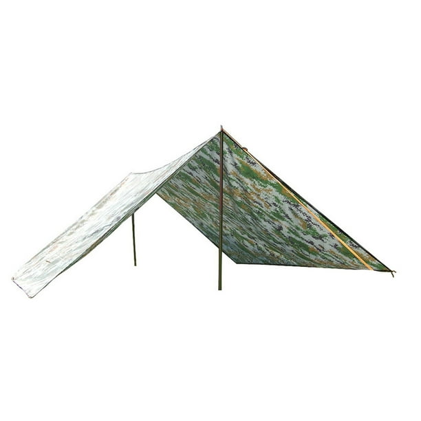 Greeniant Refugio de lona plegable de tela para tienda de campaña con patrón de camuflaje carpas Tipo 2