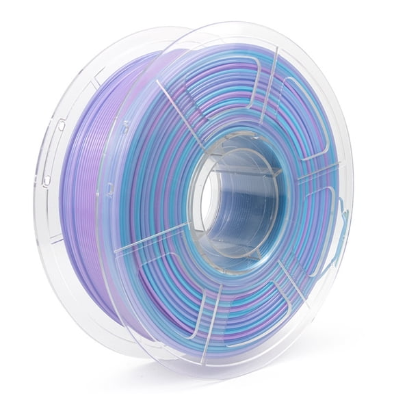 3D Printer Filament Multicolor Gradient Translucent PETG 3D Printer Material 1.75mm Filament for 3D Printing