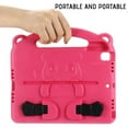 thumbnail image 3 of Dteck Crossbody Case For 9.7 inch iPad 6th Generation / iPad 5th Generation / iPad Air 2 / iPad Air 1st, Anti-Drop Shock Proof Light Weight Handle Kickstand Cover with Shoulder Strap, Rose, 3 of 5