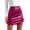 A-Pink538, variant on Wxolcjlv Womens Leather Mini Skirt High Waist Side Slit Slim Fit Skirts