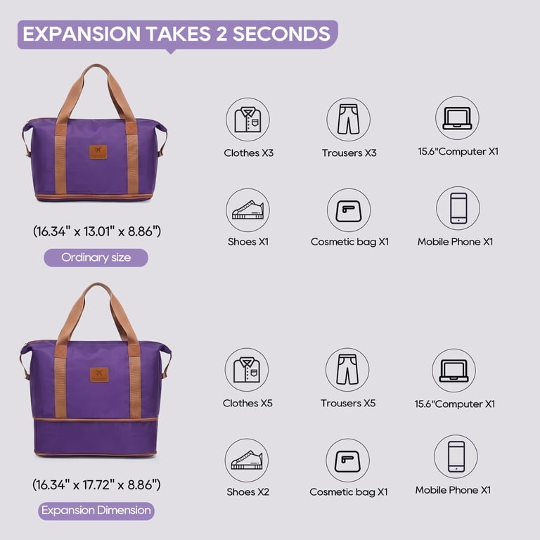 Joyway Travel Duffel Bag Set with Toiletry Bag photo 4