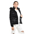 thumbnail image 4 of Chamarra doble vista con capucha Roman Fashion /Juvenil, 7235 (Negro) negro EG, 4 of 6
