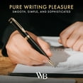 thumbnail image 5 of Wordsworth & Black Luxury Erudite Mechanical Pencil Set- Refillable Pencil, Gift Case; Journaling, Calligraphy, Drawing, Smooth Writing [Black Gold], 5 of 10