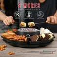 thumbnail image 6 of 2 in 1 Electric S’mores Maker & Fondue Pot, Tabletop Indoor Smores kit with 4 Roasting Forks, 4 Detachable Trays & 1 Flameless Temperature-controlled Heater, Movie Night Supplies & Housewarming Gifts, 6 of 8