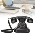 thumbnail image 4 of Landline Telephone, Fashionable Antique Telephone Elegent ABS Material European Retro Multi Purpose Back Button  For Office, 4 of 8