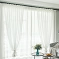 thumbnail image 3 of Minimalist Pattern Light Filtering Window Treatments, Linen Blend Fabric & Exquisite Workmanship for Every Home, 3 of 5