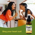 thumbnail image 5 of Herbs Etc. Singer's Saving Grace Honey Lemon - Herbal Remedy Spray Aids Throat Comfort & Health - Soothing Hydrating Throat Support - Alcohol Throat Relief Spray with Licorice - 1 fl oz (75 Servings), 5 of 7