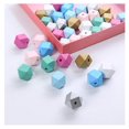 thumbnail image 5 of 100 Natural Octagonal Wooden Beads Geometric Design, For Diy Handmade Jewelry Making(15mm), 5 of 5