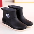 thumbnail image 4 of Cathalem Women Rain Boots Short Water Shoes With Cotton For Warmth Daily Waterproof Shoes Fashionable Women Rain Boots Rain Shoes Black 40, 4 of 5