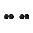 thumbnail image 4 of Bearachild Paquete de 200 fundas de micrófono no tejidas, duraderas y transpirables para micrófono desechable universal, negro + negro (100 negro + negro (100 piezas) 2Conjunto, 4 of 6