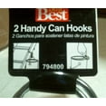 thumbnail image 3 of Do It Best 794800 Handy Can Hooks Paint Can Hooks 2 Per Pack Free Shipping, 3 of 4