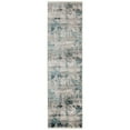 thumbnail image 3 of SAFAVIEH Shivan Jaycob Abstract Runner Rug, Ivory/Navy, 2'2" x 8', 3 of 10