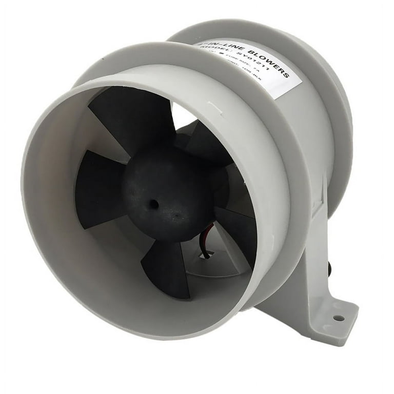 4 Inch Silent Inline Blower, 12V Quiet Air- Fan for Air Circulation in