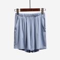 thumbnail image 2 of cfhntfmh Women's Pajama Shorts Soft Lightweight Sleep Lounge Shorts Summer Flowy Comfy Sleepwear with Pockets, 2 of 5