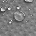 thumbnail image 2 of Textured Fabric Bath Shower Curtain, Polyester Ombre Shower Curtains for Bathroom, Waterproof Shower Curtain Liner with 6 Hooks,Machine Washable (36 x 72 inch, Silver Gray), 2 of 6