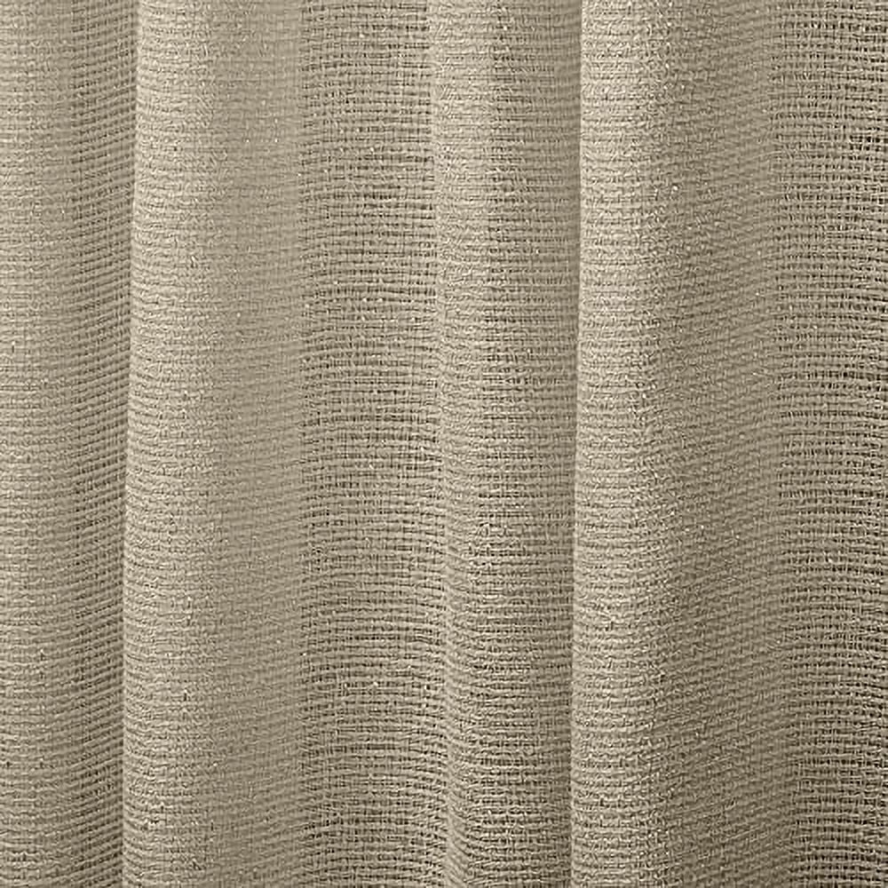 Exclusive Home Curtains Miami Semi-Sheer Textured Indoor/Outdoor Grommet Top Curtain Panel Pair, 54x84, Taupe