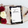 thumbnail image 4 of Koyal Wholesale Marble Agate Wedding Advice & Well Wishes Guest Book Cards for Bride and Groom, 56 Pack, 4 of 5