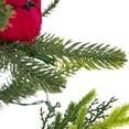 thumbnail image 4 of Northlight Pre-Lit LED Mixed Pine Potted Christmas Tree with Berries and Cardinals - 2' - Warm White, 4 of 7
