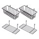 thumbnail image 1 of unbranded 2Jgo Repisas Metálicas De Pared Para Almacenaje Organizador Negro Resistente, 1 of 8