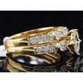 thumbnail image 4 of Ladies 14K Yellow Gold Diamond Engagement Ring Wedding Band Bridal Set 1.50 Ct., 4 of 8
