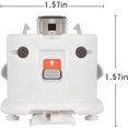 thumbnail image 3 of Wii Motion Plus Adapter-External Remote Motion Plus Sensor Controller -White,Set2 Pack, 3 of 8