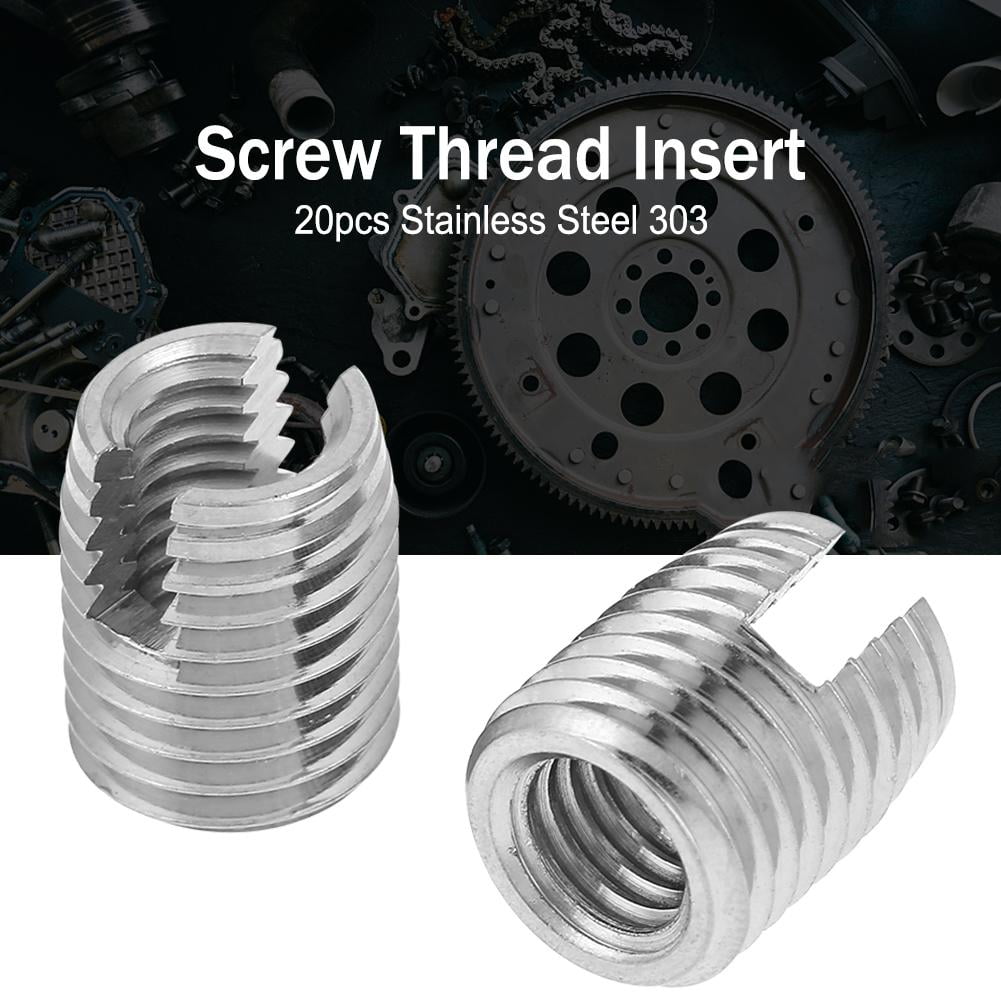 Slotted Self Tapping Threaded Inserts AN 335   External and Internal Thread 