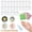 Clear, variant on Qianfeng 30 Pcs 1.5inch / 38mm Plastic Blank Transparent Badges, DIY Acrylic Badge Kit, Round Button Maker Supplies Includes Colored Paper, Scissors and Pencils