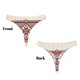 thumbnail image 3 of Fotbe Fashion Tatreez Tanga Sin Costuras para Mujer con Estampado – Panties Invisibles, Transpirables y Cómodos para Uso Diario-X-Small, 3 of 6