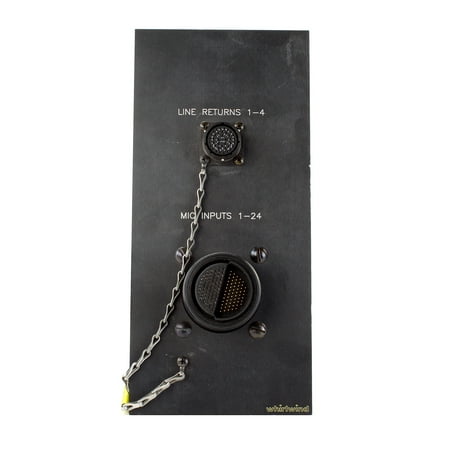 Belden Snake Cable (BELDEN Whirlwind M122-INS + AB39FP W3C 122 Pin Output & W1CF 39 Pin Connector Combo Assembly, With Plate, For Snake Cable, Audio / Microphone Distribution Panel, With PigTail Cable)