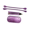 thumbnail image 4 of Crochet Bag Bottoms Woven Bag Set Knitting Crochet Bags Bottom Craft Bag Oval Long Purse Bottom for Shoulder Bag Purse Making Accessories Violet, 4 of 8