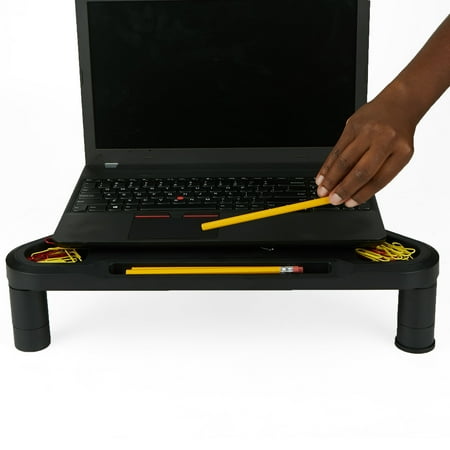 Mind Reader - Plastic Triangle Monitor Stand Corner