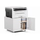 thumbnail image 4 of Blanca mobile printer stand con almacenamiento para oficina en casa metal mesa con estante y file cabinets on wheels suitable para 3d printers, 4 of 7
