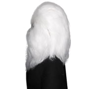HPO Long Hairy Chewbacca Mask | Adult Unisex Wookiee Warrior costume | Polar White Halloween Cosplay