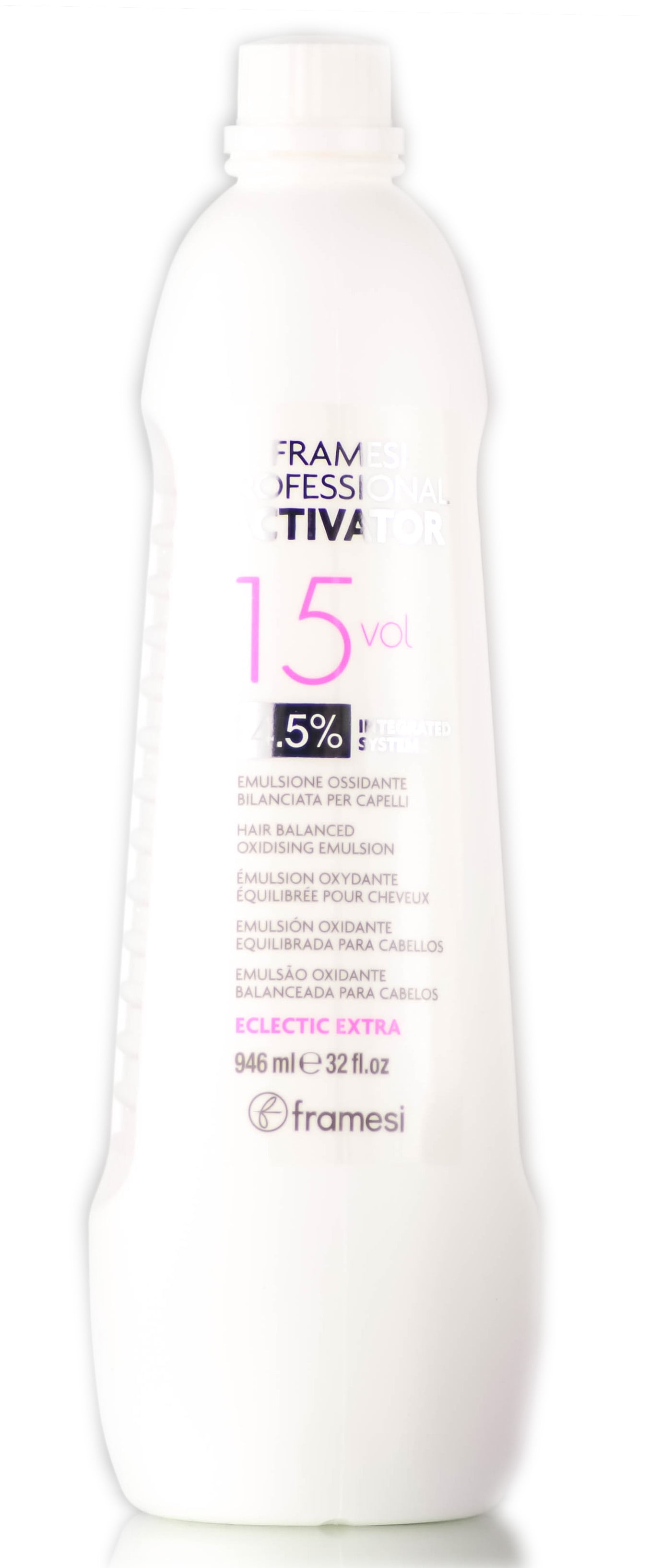 Framesi Professional Activator 15 vol 4.5 Developer Integrated System 32 oz