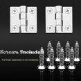thumbnail image 4 of Stainless Steel Door Hinge Mirror Polished Cabinet Hinges For Marine Boat 50mm*50mm 2pcs, 4 of 5
