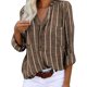 thumbnail image 3 of YUTANRAL Ropa de otoño para mujer 2022 Casual suelta cómoda talla grande Tops moda cuello en V manga larga Camisas para mujer Tops elegantes, 3 of 5