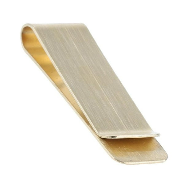 Clips para billetes de latón, porta tarjetas de crédito, clips para , 5x1,5x0,6 cm