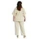 thumbnail image 3 of Conjunto de lino Roman Fashion Tallas Extras 4312 Beige 36, 3 of 8