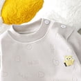 thumbnail image 6 of Kogui Toddler Pajamas for Girls Girls Fleece Lined Thermal Underwear Set Bear Print Long Sleeve Top and High Waist Pants Baby Toddler Pjs 6 12 Months (Grey,6-12 Months), 6 of 7