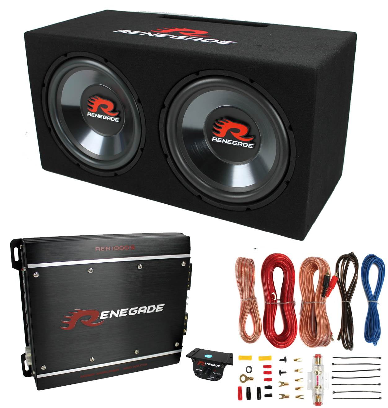 Renegade RXV1002 Auto-Subwoofer passiv 1000W versandkostenfrei