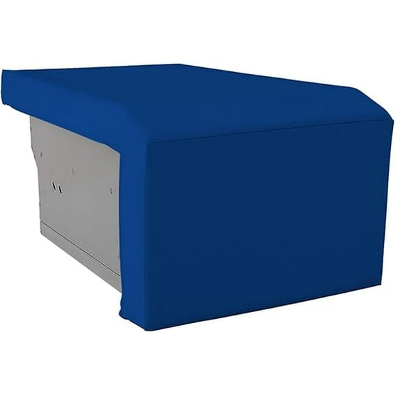 Covers & All Built-in Grill Cover, 18 Oz 1000 Denier PVC Coated Polyester, Made of Cover Tuff Fabric with Water & UV-Resistant Feature, Ideal for Indoors/Outdoors (14" W x 24" D x 12" H, Blue)