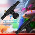 thumbnail image 3 of 30 Pieces 2-Port Fish Tank Valve Plastic Air Pump Control Valve Aquarium T-Shaped Control Valve, 3 of 7