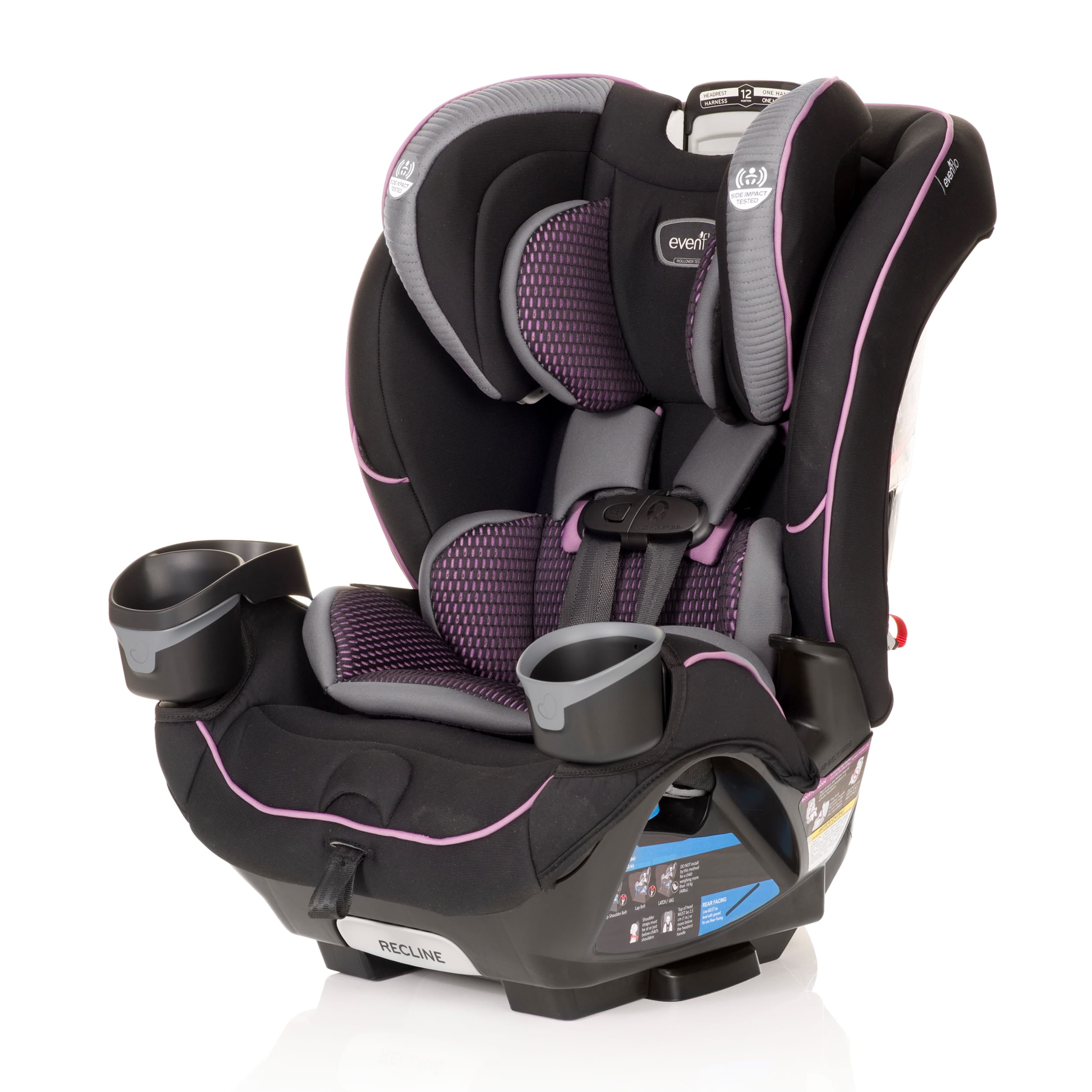 Evenflo Feeding Brandclub Evenflo EveryFit 4 In 1 Convertible Car Seat Augusta Pink