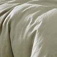 thumbnail image 3 of Benjara Edge 4 Piece King Size Duvet Comforter Set- Washed Linen- Sage Green, 3 of 7