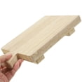 thumbnail image 6 of SHOWERORO Wood Display Pedestal Wooden Tray for Bathroom Beige Storage 1Pcs, 6 of 8