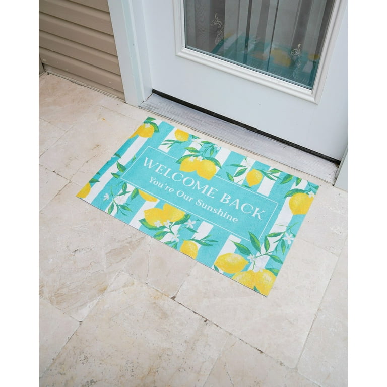 Multy Mats 20x31.5in Welcome Back Sunshine Lemons - Walmart.com