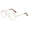 thumbnail image 3 of Quality Unisex Retro Round Reading Glasses Spring Hinge Stainless Steel Frame Metal Round Reading Glasses, 3 of 3