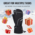 thumbnail image 6 of SNOW DEER Heated Mittens for Men and Women, Rechargeable Heated Gloves with Touchscreen 7.4V 2200mAh Battery Waterproof Ski Gloves for Skiing Snowboarding Camping Hiking, 6 of 9
