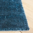 thumbnail image 2 of SAFAVIEH Penelope Braden Solid Shag Runner Rug, Navy, 2' x 8', 2 of 6